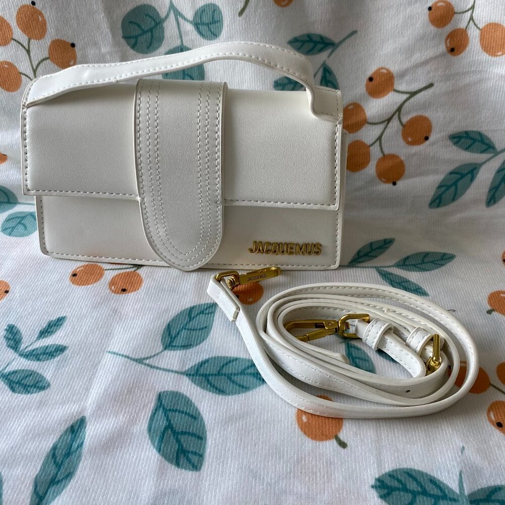 Jacquemus White Le Chiquito Wallet-On-Chain Shoulder Bag